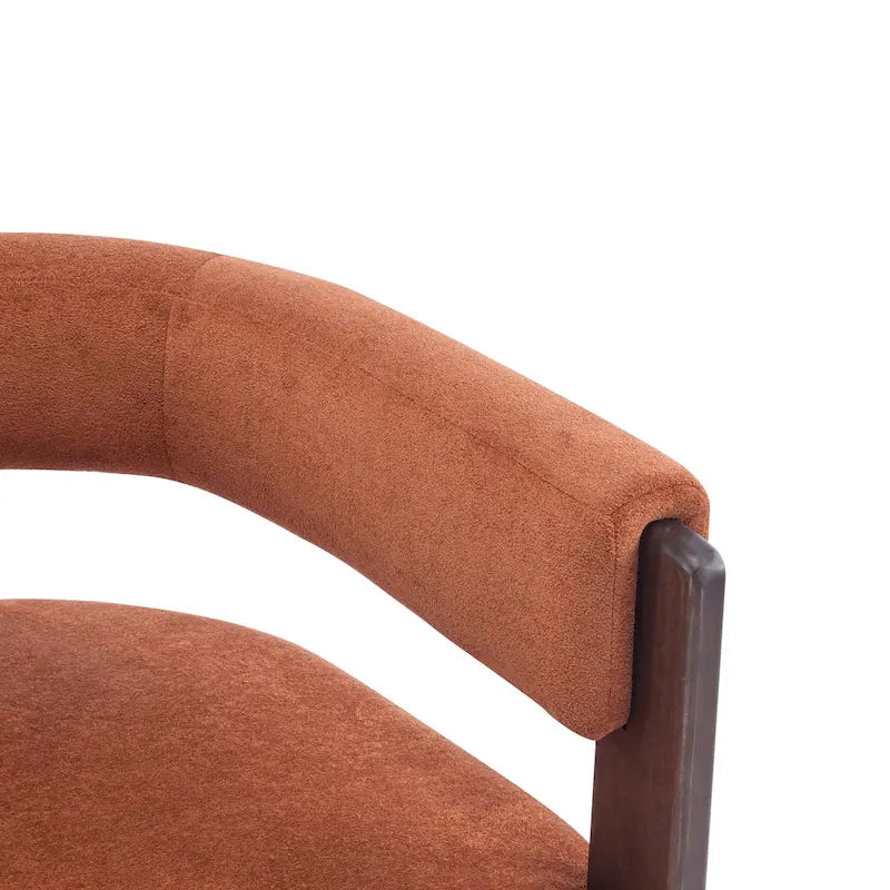 Fauteuil d'appoint moderne Emery en tissu bouclé recouvert de tissu Christopher Knight Home