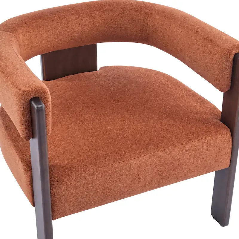 Fauteuil d'appoint moderne Emery en tissu bouclé recouvert de tissu Christopher Knight Home