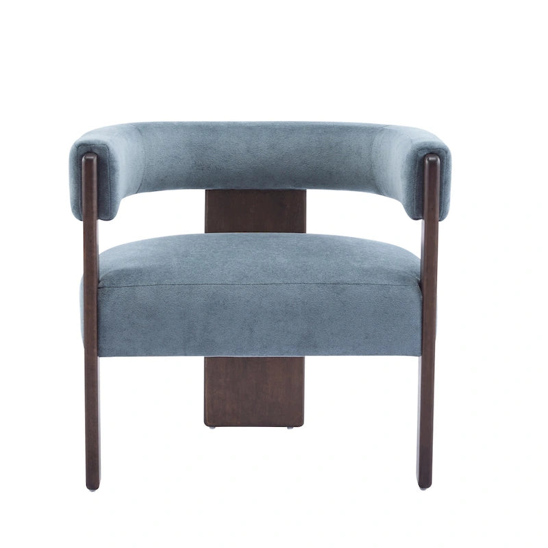 Fauteuil d'appoint moderne Emery en tissu bouclé recouvert de tissu Christopher Knight Home
