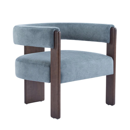 Fauteuil d'appoint moderne Emery en tissu bouclé recouvert de tissu Christopher Knight Home