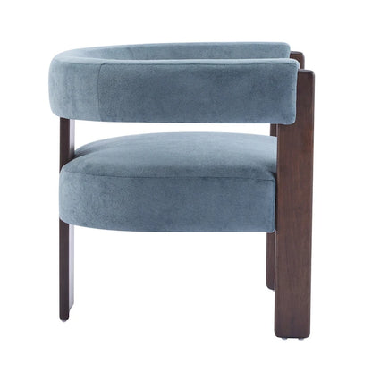 Fauteuil d'appoint moderne Emery en tissu bouclé recouvert de tissu Christopher Knight Home