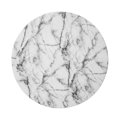 Table d'appoint moderne Glitzhome 20,75H en faux marbre MGO