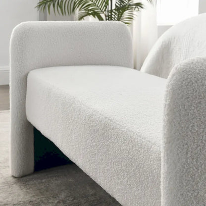 GDFStudio - Banc Harper à structure en H, recouvert de polyester, au design moderne et polyvalent