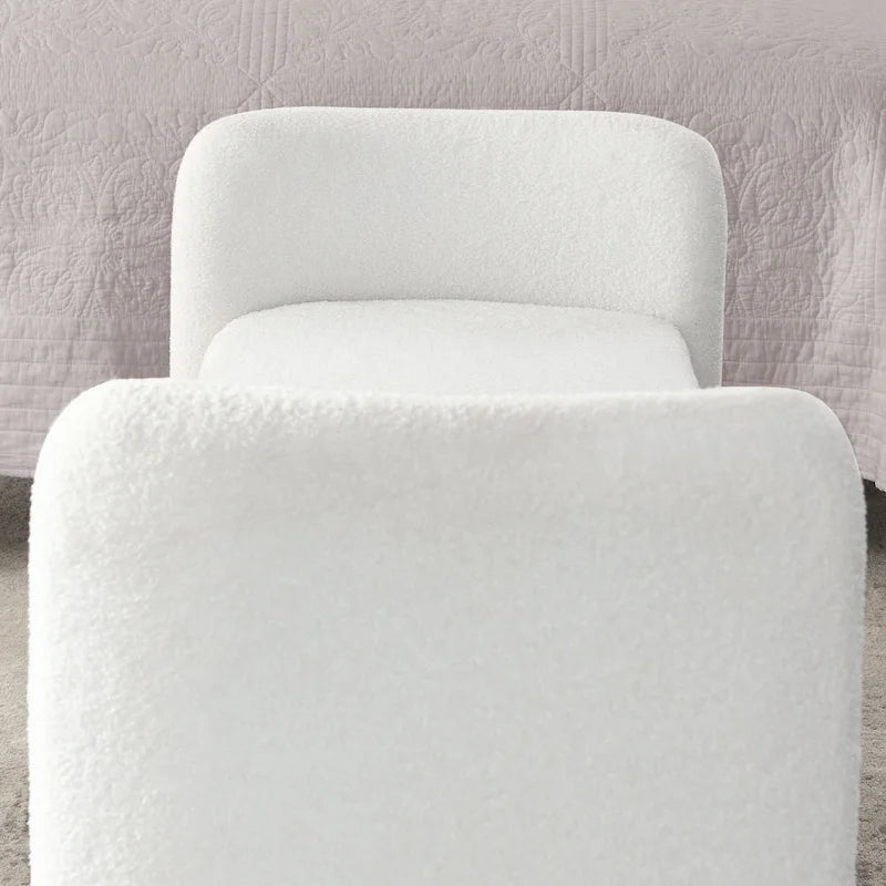 GDFStudio - Banc Harper à structure en H, recouvert de polyester, au design moderne et polyvalent