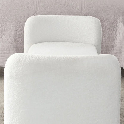 GDFStudio - Banc Harper à structure en H, recouvert de polyester, au design moderne et polyvalent