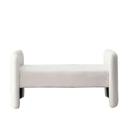 GDFStudio - Banc Harper à structure en H, recouvert de polyester, au design moderne et polyvalent