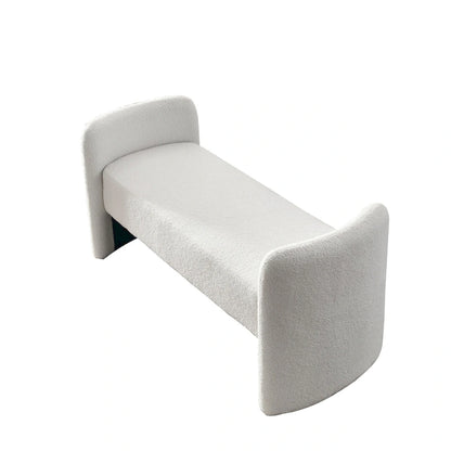 GDFStudio - Banc Harper à structure en H, recouvert de polyester, au design moderne et polyvalent
