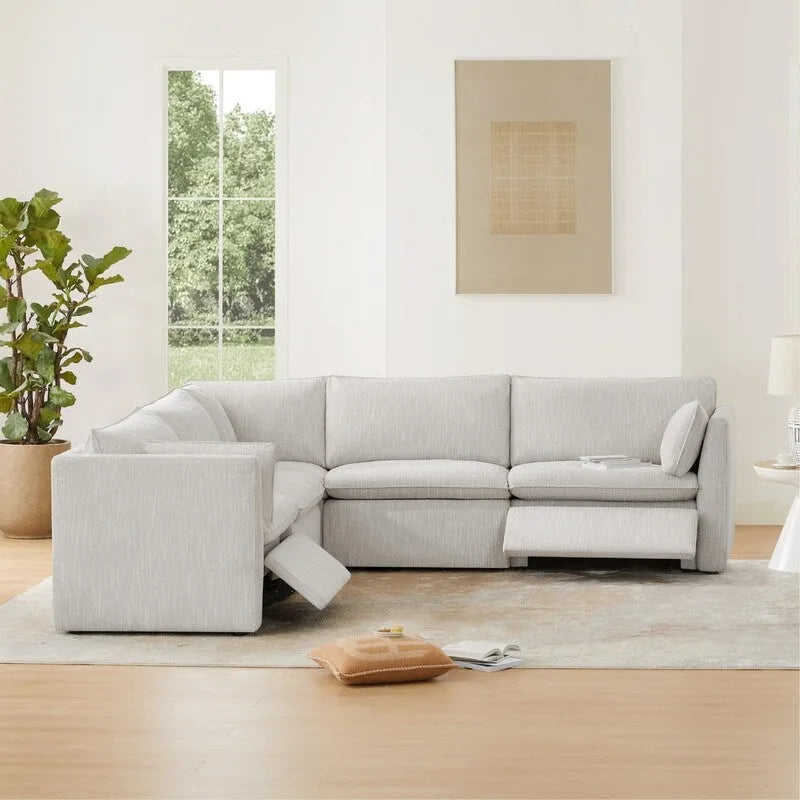 Canapé d'angle inclinable électrique Cypress 107W