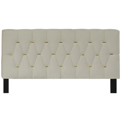 Lit plateforme Queen Size avec tête de lit capitonnée dorée, lit gigogne et rangement (capacité de 272 kg)