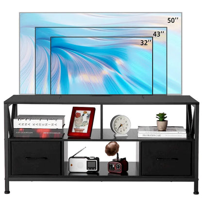 Meuble TV pour téléviseur 50 pouces, centre multimédia avec rangement - 42 pouces