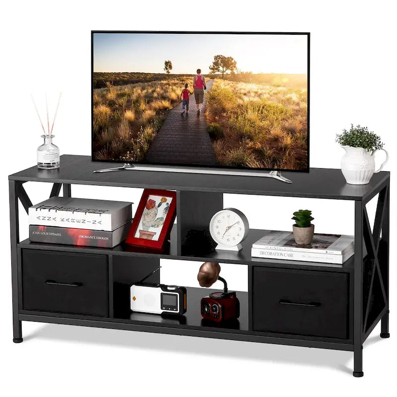 Meuble TV pour téléviseur 50 pouces, centre multimédia avec rangement - 42 pouces