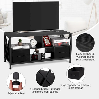 Meuble TV pour téléviseur 50 pouces, centre multimédia avec rangement - 42 pouces