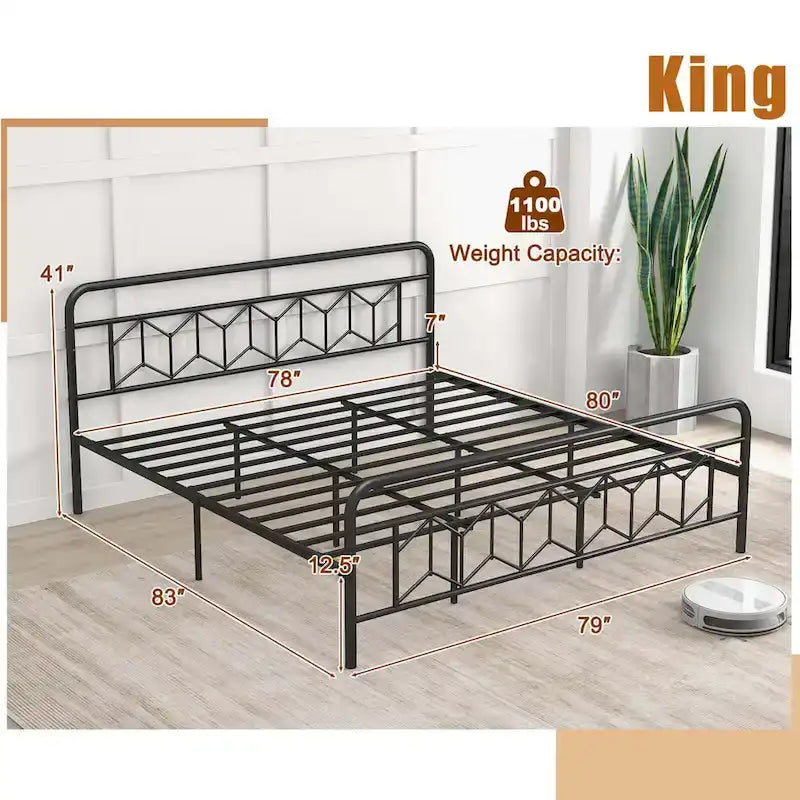 Sommier Costway pour lit simple/double/queen/king size avec