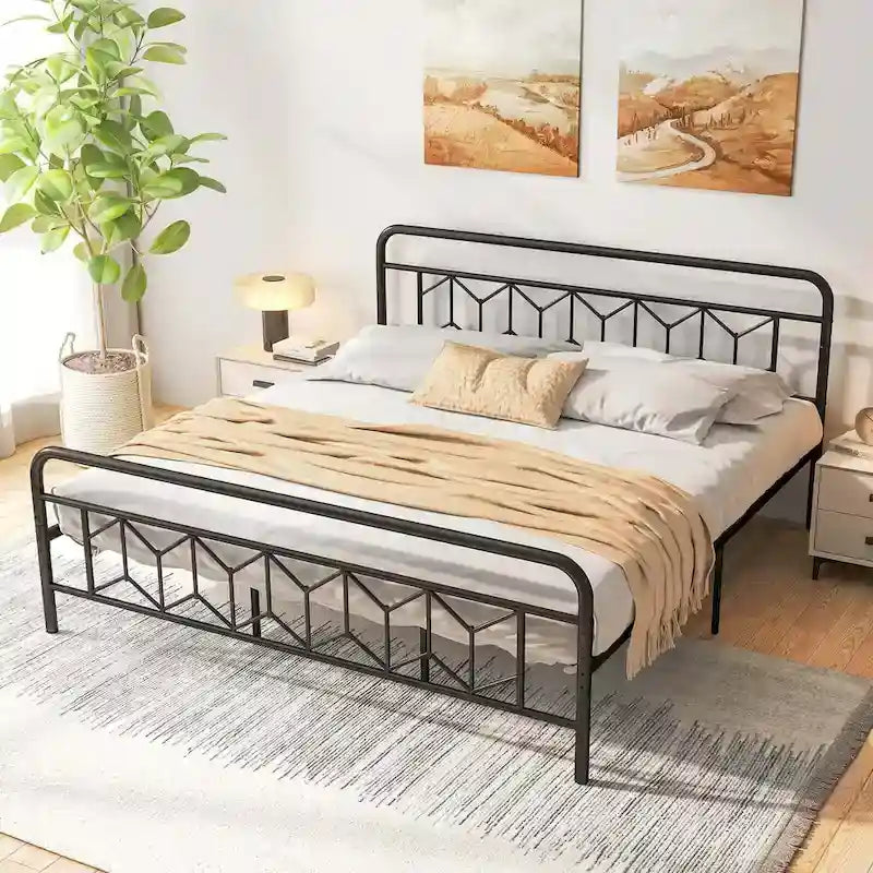 Sommier Costway pour lit simple/double/queen/king size avec