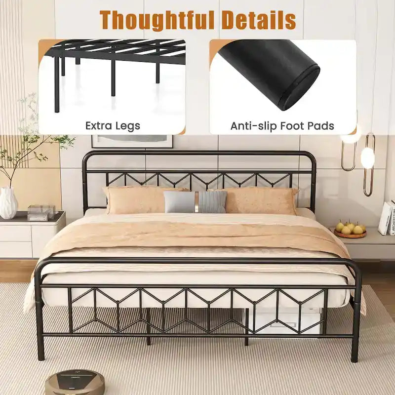 Sommier Costway pour lit simple/double/queen/king size avec