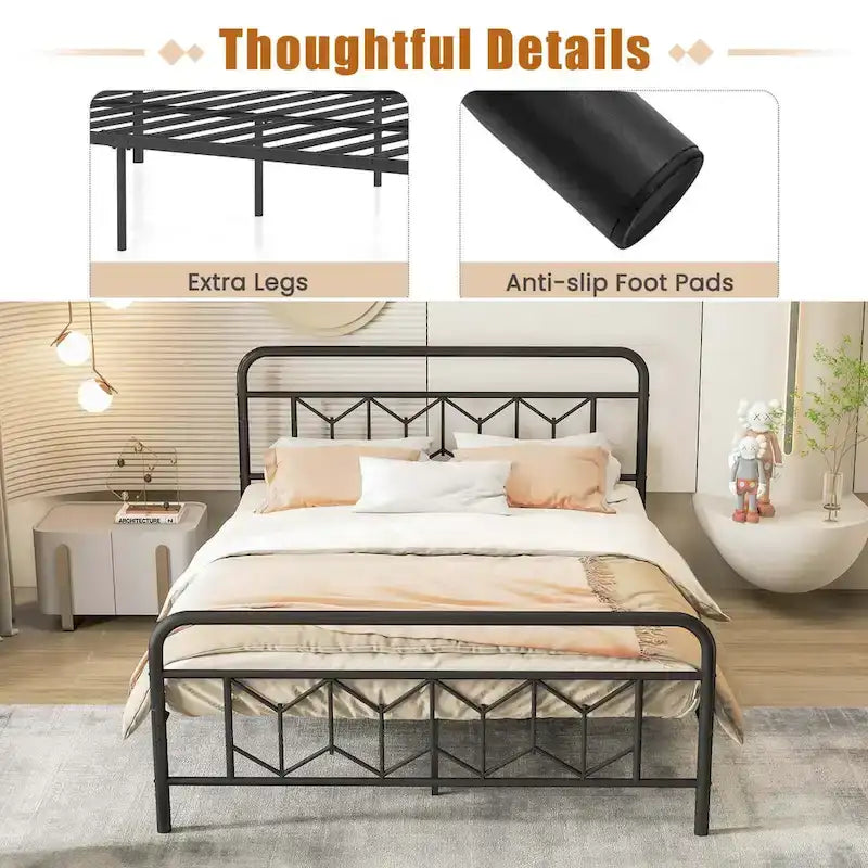 Sommier Costway pour lit simple/double/queen/king size avec
