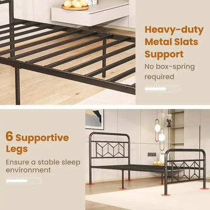 Sommier Costway pour lit simple/double/queen/king size avec