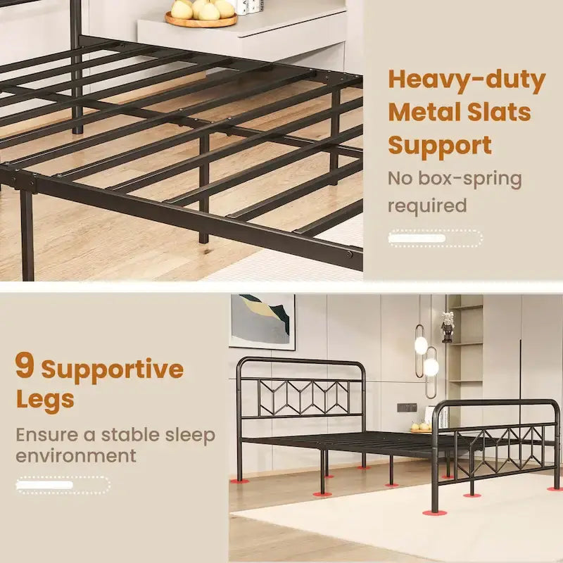 Sommier Costway pour lit simple/double/queen/king size avec