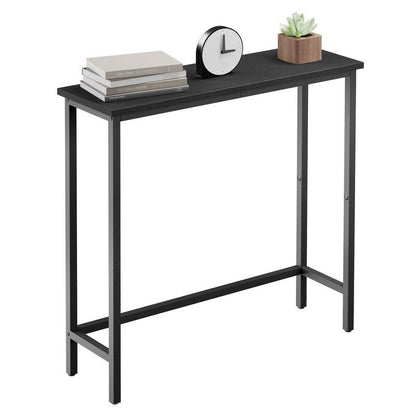 Console étroite de 29,5 cm, table d'entrée mince pour couloir, chambre, salon ou hall d'entrée