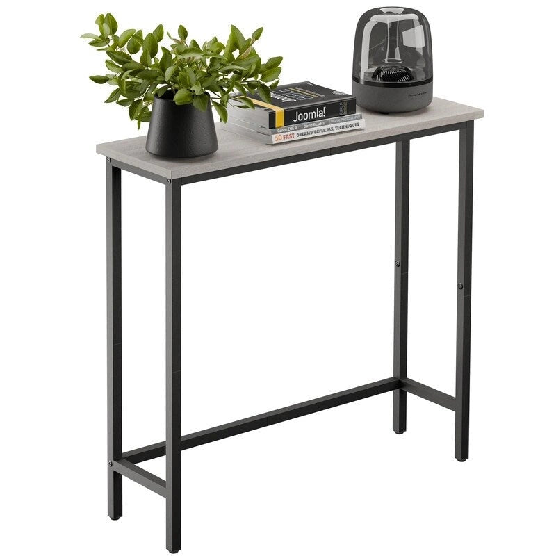 Console étroite de 29,5 cm, table d'entrée mince pour couloir, chambre, salon ou hall d'entrée