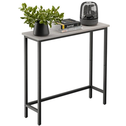 Console étroite de 29,5 cm, table d'entrée mince pour couloir, chambre, salon ou hall d'entrée