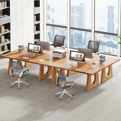 Bureau de direction rectangulaire de 70,9 pouces avec grand plateau
