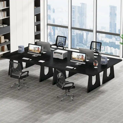 Bureau de direction rectangulaire de 70,9 pouces avec grand plateau