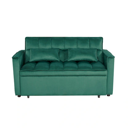 Canapé-lit futon convertible moderne, dossier réglable, supports pour accoudoirs