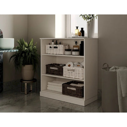 Meuble de salle de bain Palace Imports 32 pouces en bois massif 100 % avec étagères réglables