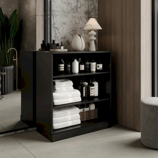 Palace Imports 100% Solid Wood 32 Bathroom Cabinet with Adjustable Shelves