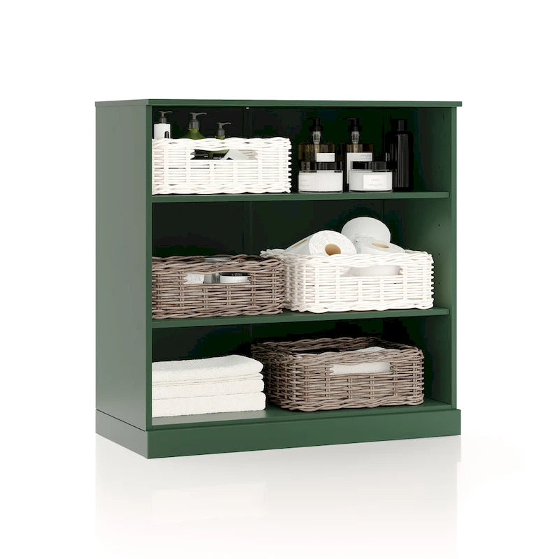 Meuble de salle de bain Palace Imports 32 pouces en bois massif 100 % avec étagères réglables