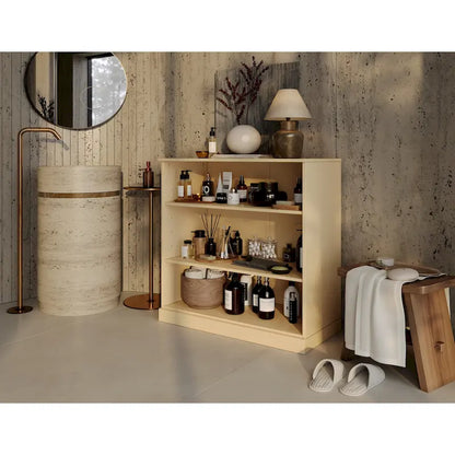 Meuble de salle de bain Palace Imports 32 pouces en bois massif 100 % avec étagères réglables