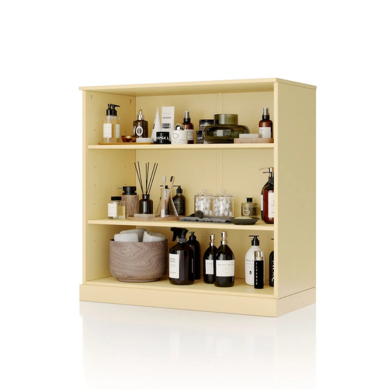 Meuble de salle de bain Palace Imports 32 pouces en bois massif 100 % avec étagères réglables