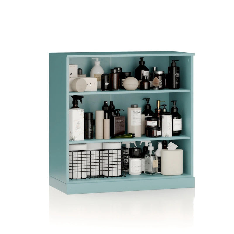 Meuble de salle de bain Palace Imports 32 pouces en bois massif 100 % avec étagères réglables
