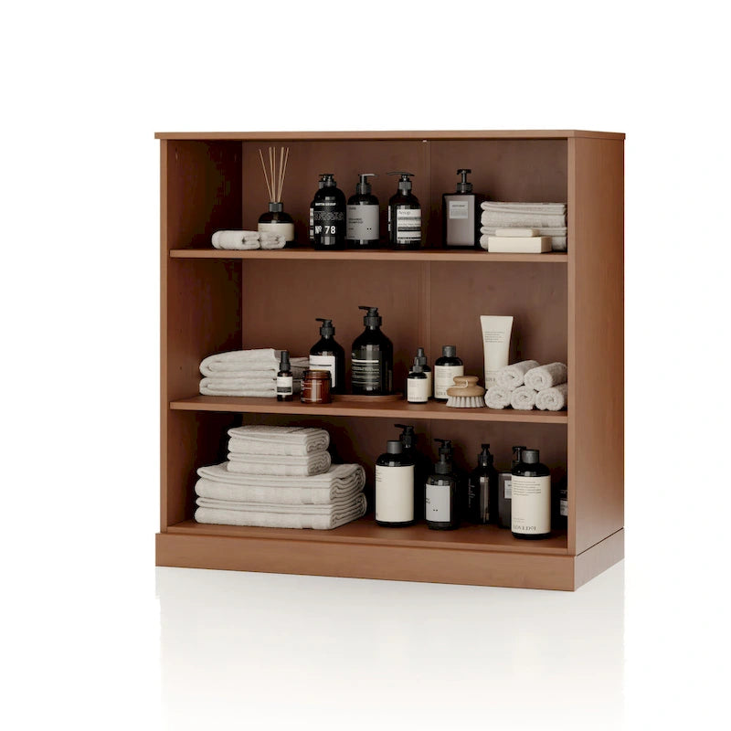 Meuble de salle de bain Palace Imports 32 pouces en bois massif 100 % avec étagères réglables