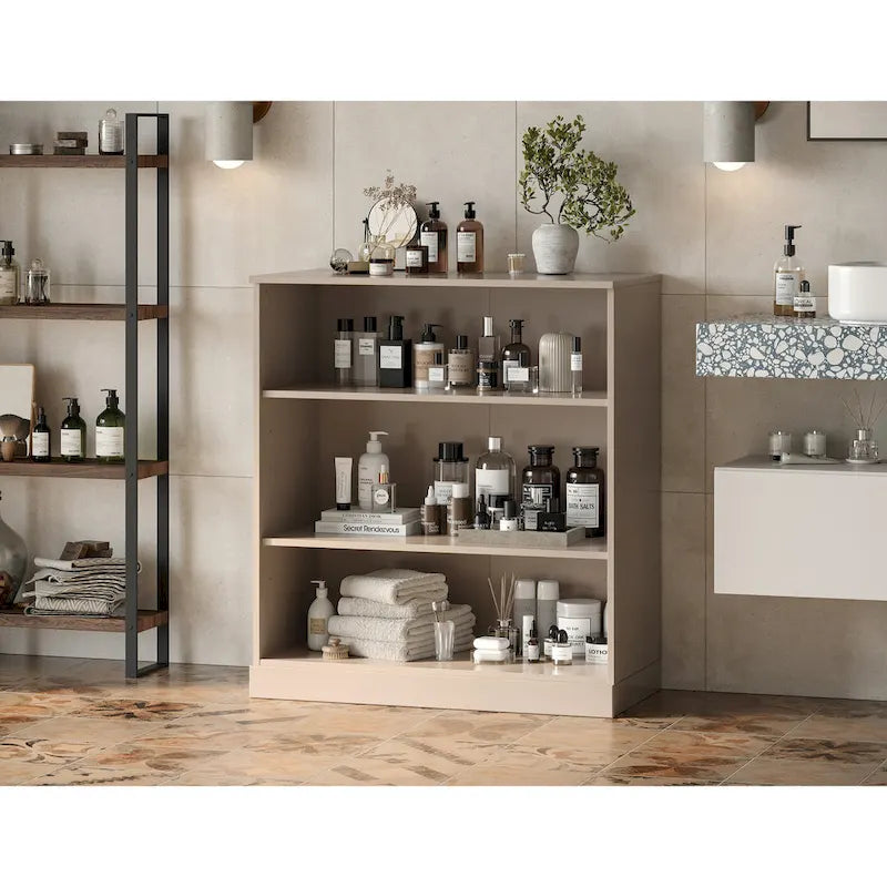 Meuble de salle de bain Palace Imports 32 pouces en bois massif 100 % avec étagères réglables