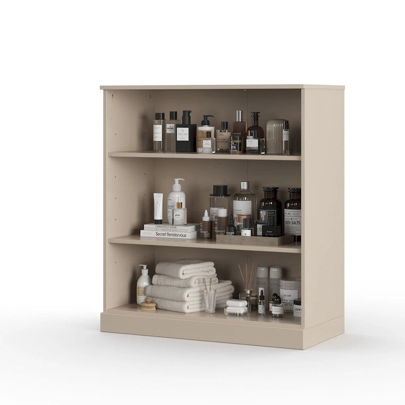 Meuble de salle de bain Palace Imports 32 pouces en bois massif 100 % avec étagères réglables