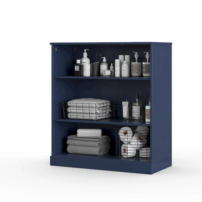 Meuble de salle de bain Palace Imports 32 pouces en bois massif 100 % avec étagères réglables