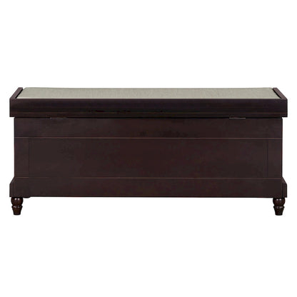 Banc à chaussures classique cannelé avec coussin et 3 tiroirs