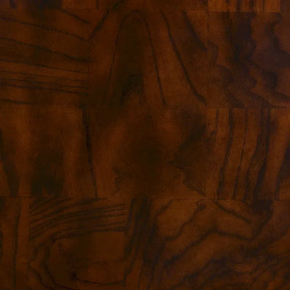 Lit à baldaquin traditionnel Eugene en bois massif cerisier foncé avec détails sculptés, de la marque Furniture of America