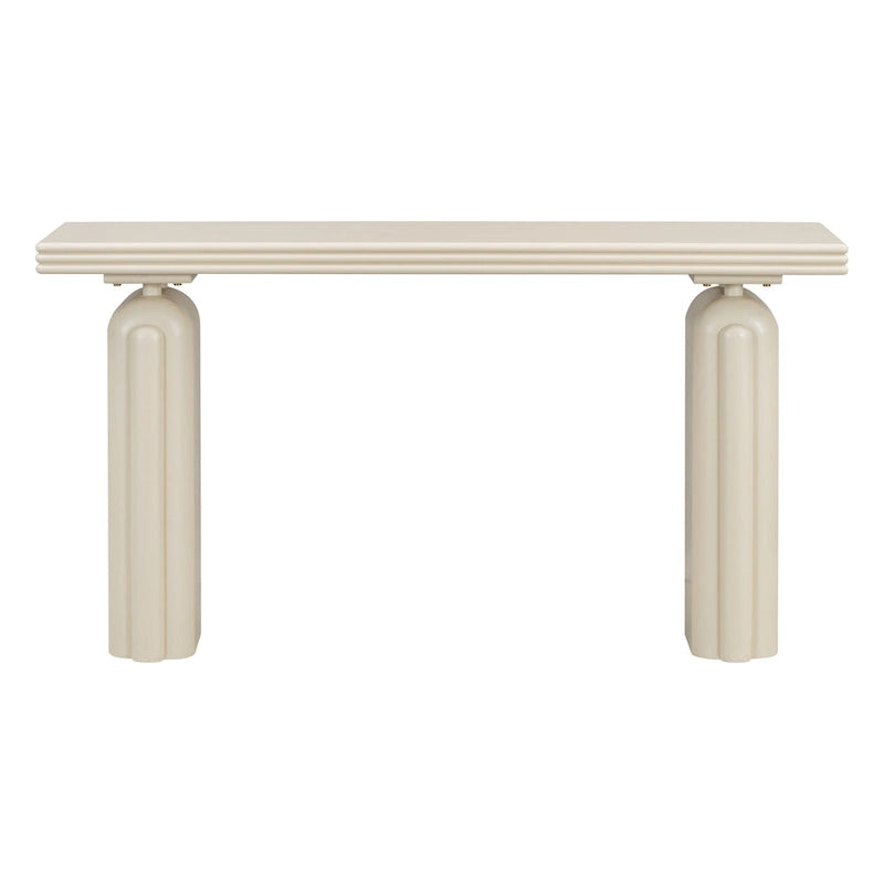 Console longue de 60 pouces, table d'appoint pour entrée, salon ou couloir