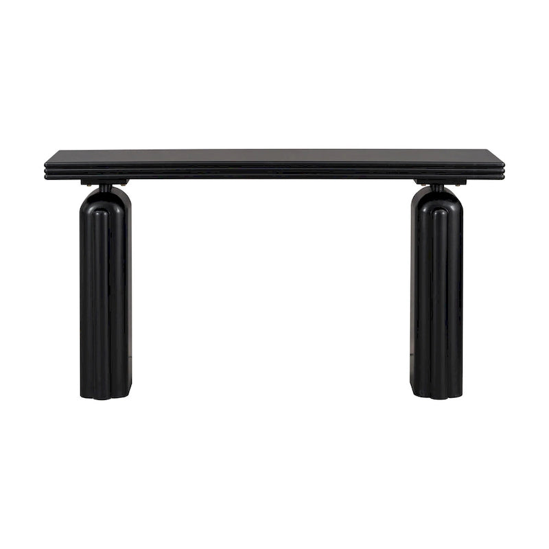 Console longue de 60 pouces, table d'appoint pour entrée, salon ou couloir