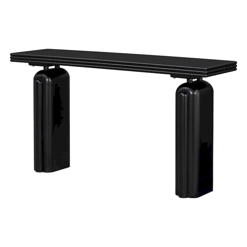 Console longue de 60 pouces, table d'appoint pour entrée, salon ou couloir