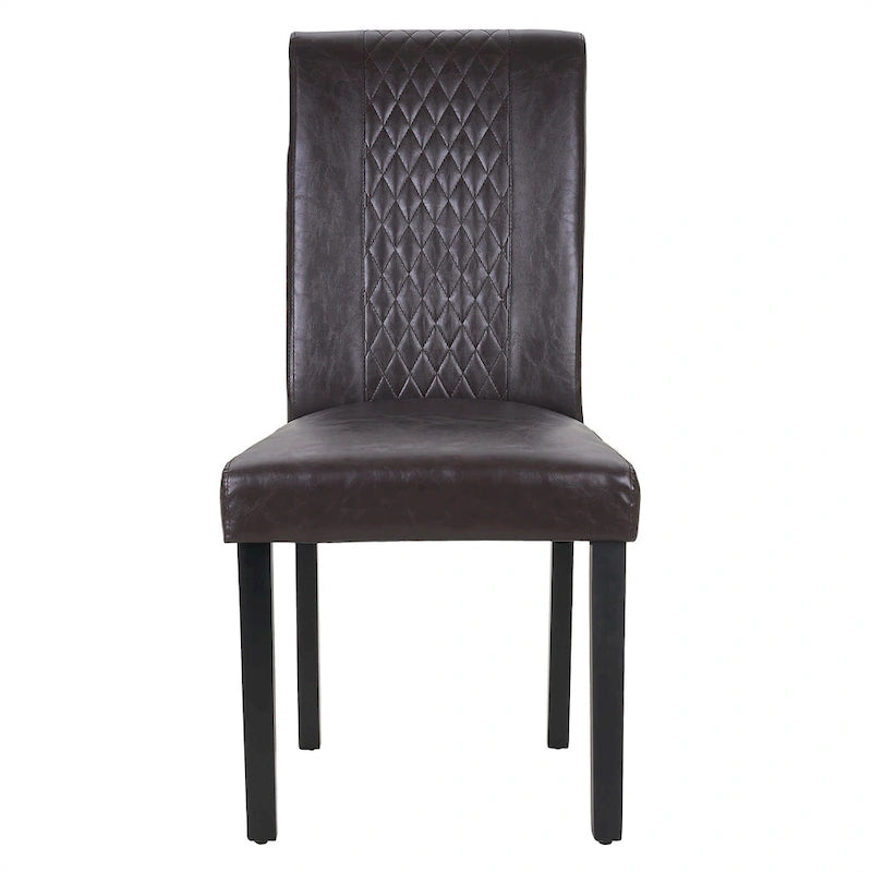 Ensemble de 4 chaises de salle à manger rembourrées Parson Classic, chaises Parson modernes de 37 pouces