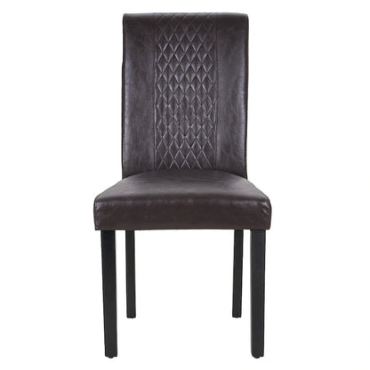 Ensemble de 4 chaises de salle à manger rembourrées Parson Classic, chaises Parson modernes de 37 pouces