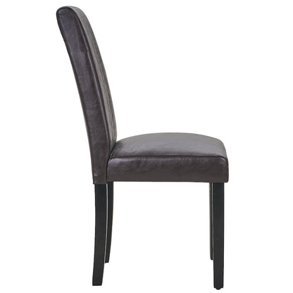 Ensemble de 4 chaises de salle à manger rembourrées Parson Classic, chaises Parson modernes de 37 pouces