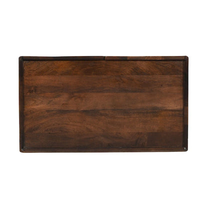 Meuble d'appoint en bois avec rangement et étagère réglable pour salle à manger
