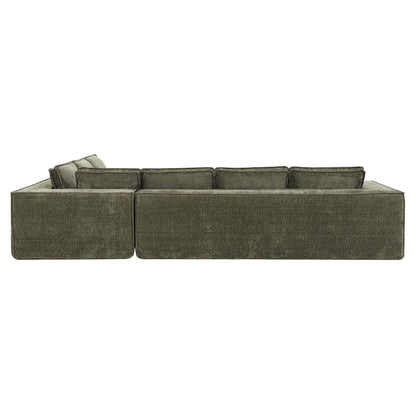 Canapé d'angle modulaire en forme de L, ensemble de canapés Chenille Cloud