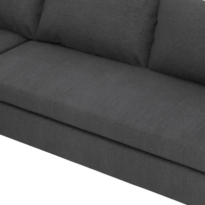 Canapé d'angle modulable, ensemble de canapé réversible en chenille en forme de U