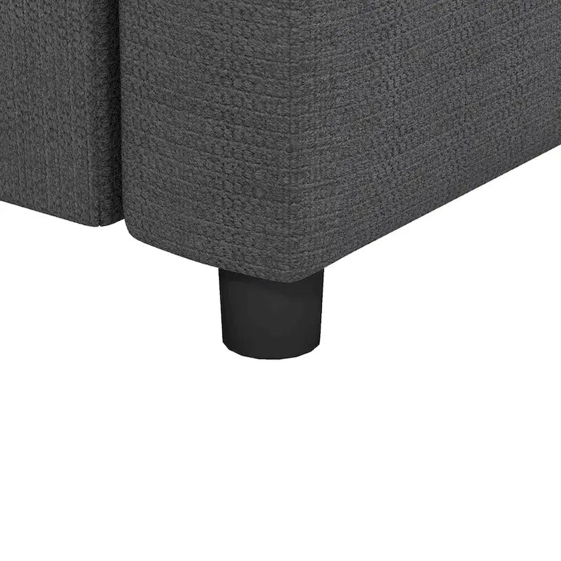 Canapé d'angle modulable, ensemble de canapé réversible en chenille en forme de U